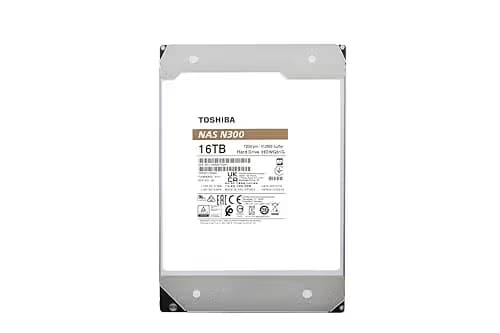 Toshiba N300 NAS 16 TB HDD 7200RPM 3.5" SATA 6.0 Gb/s image