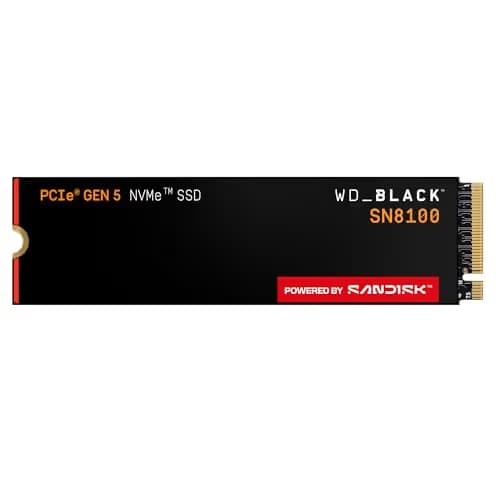 Western Digital WD_BLACK SN8100 2TB M.2-2280 SSD PCIe 5.0 X4 NVME image