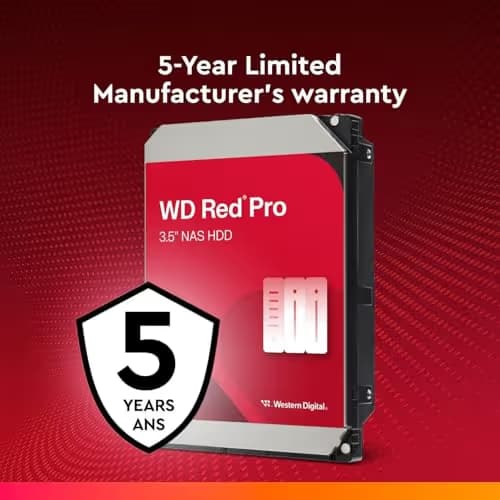 Western Digital WD Red Pro 20 TB 3.5" HDD 7200RPM SATA 6.0 Gb/s image