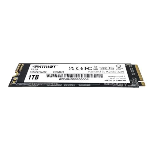 Patriot P320 1TB M.2-2280 SSD PCIe 3.0 X4 NVMe image