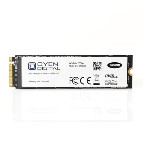 Oyen Digital E18-8TBICS6 8TB SSD M.2-2280 PCIe 4.0 X4 NVMe image