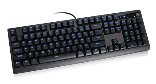 IOGEAR Kaliber Gaming MECHLITE Kailh Red Wired Standard Mechanical Gaming Keyboard image