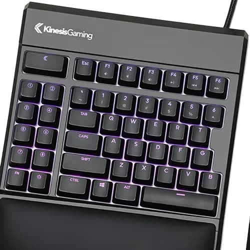Kinesis Gaming Freestyle Edge RGB Wired Ergonomic Split Gaming Keyboard image