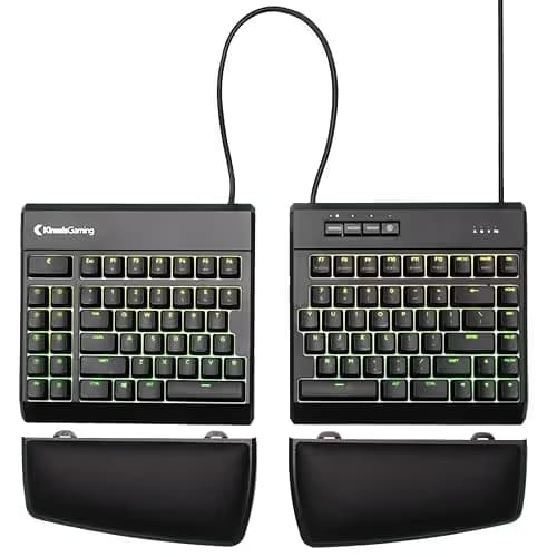Kinesis Gaming Freestyle Edge RGB Wired Ergonomic Split Gaming Keyboard image