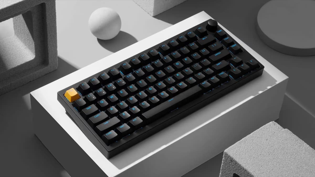 Lemokey P1 HE Black Shine-Through US ANSI Gateron Double-Rail Magnetic Nebula Gaming Keyboard image