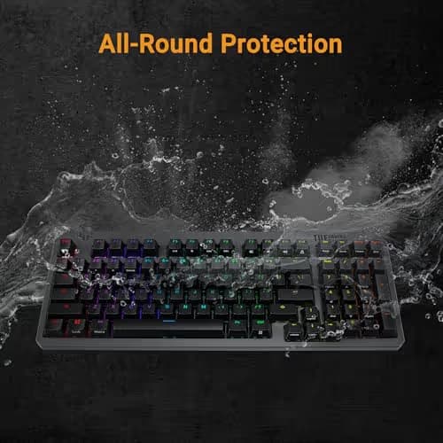 Asus TUF Gaming K3 Gen II RGB Wired ROG RX Red Optical Gaming Keyboard image