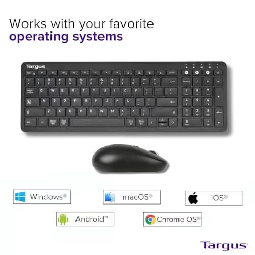 Targus AKM619AMUS Bluetooth Slim Keyboard With Optical Mouse image
