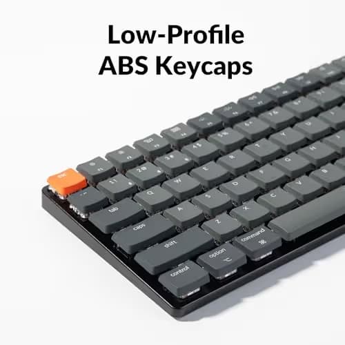 Keychron K3 V2 Ultra-slim Wired/Bluetooth/Wired Standard Gateron Low-Profile Blue Mechanical Keyboard image