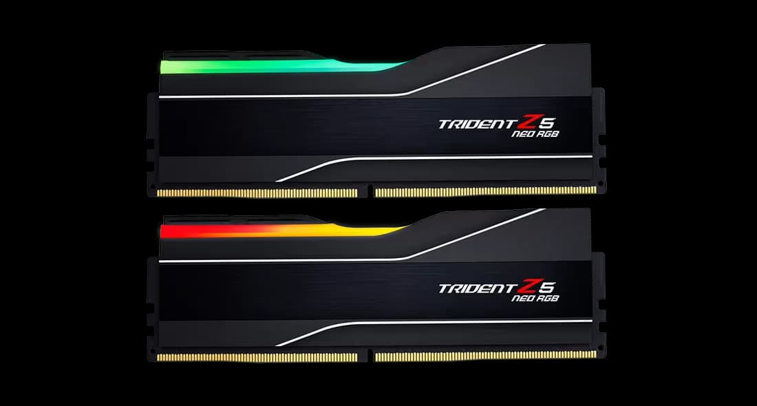 G.Skill Trident Z5 Neo RGB 128GB (2x64GB) DDR5-6000 CL32 Black image