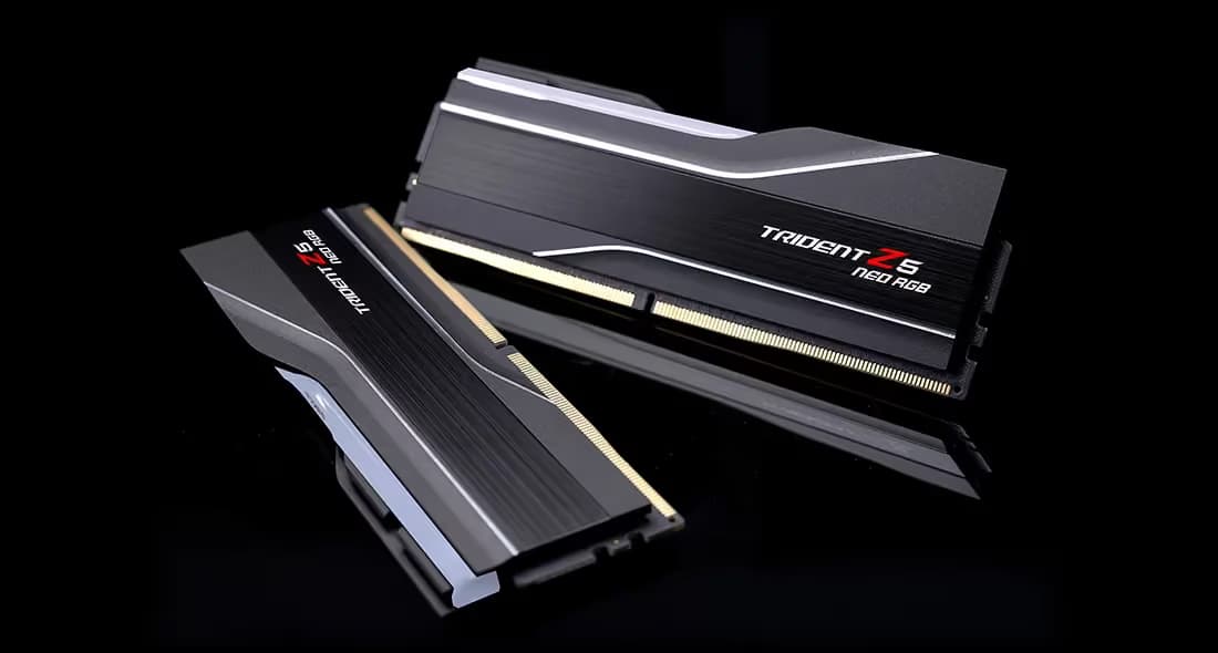 G.Skill Trident Z5 Neo RGB 128GB (2x64GB) DDR5-6000 CL32 Black image