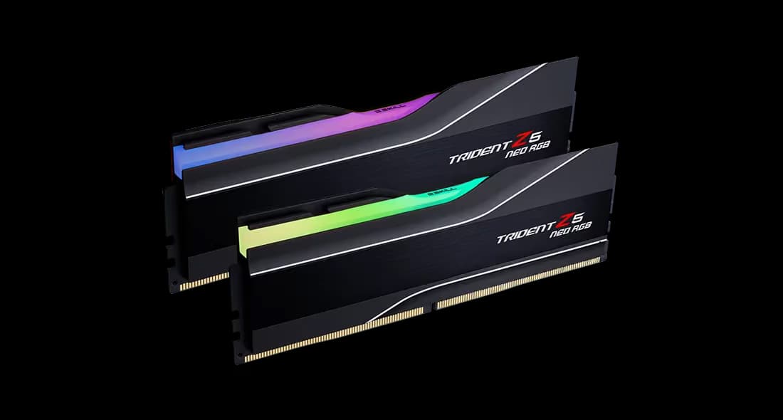G.Skill Trident Z5 Neo RGB 128GB (2x64GB) DDR5-6000 CL32 Black image