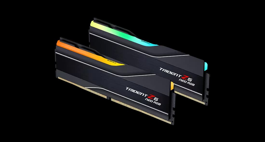 G.Skill Trident Z5 Neo RGB 128GB (2x64GB) DDR5-6000 CL32 Black image