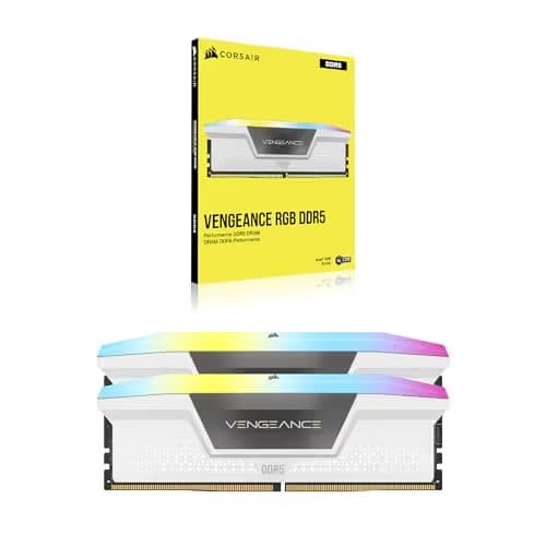 Corsair Vengeance RGB White DDR5-6000 CL30 32GB (2x16GB) image