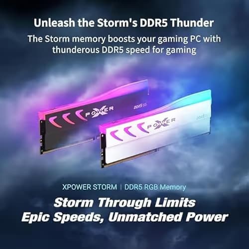 Silicon Power XPOWER Storm RGB Gray DDR5-6000 CL38 64GB (2x32GB) image