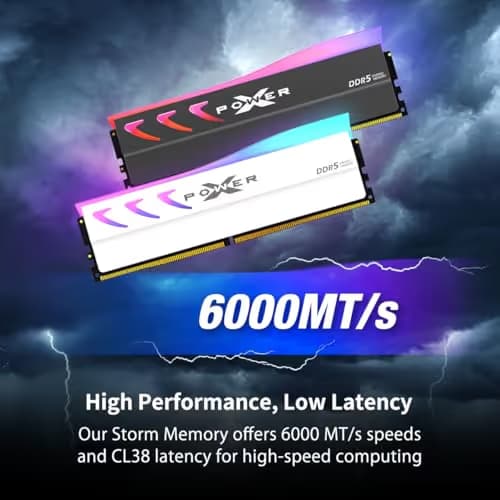 Silicon Power XPOWER Storm RGB Gray DDR5-6000 CL38 64GB (2x32GB) image