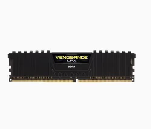 Corsair Vengeance LPX Black / Yellow DDR4-2666 CL16 32GB (1x32GB) image