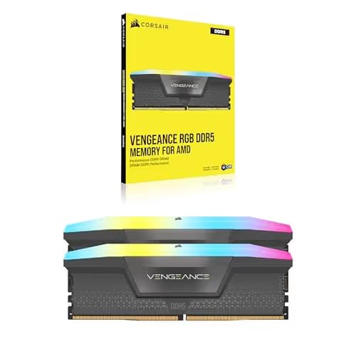 Corsair Vengeance RGB Black DDR5-6000 CL28 64GB (2x32GB) image