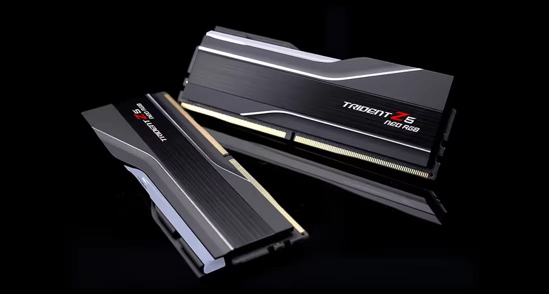 G.Skill Trident Z5 Neo RGB Matte Black DDR5-6000 CL28 48GB (2x24GB) image