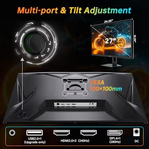 KTC H27E22P 27" 1080p 280Hz VA Monitor image