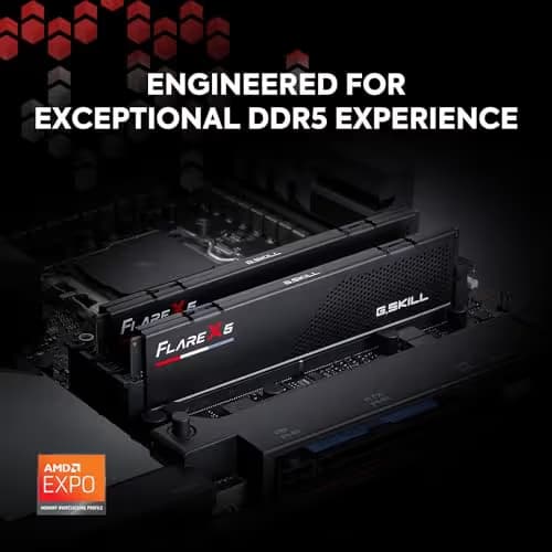 G.Skill Flare X5 Black DDR5-6000 CL34 128GB (2x64GB) image
