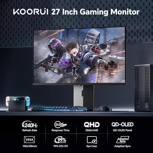 KOORUI S2721XO 27" 1440p 240Hz QD-OLED Monitor image