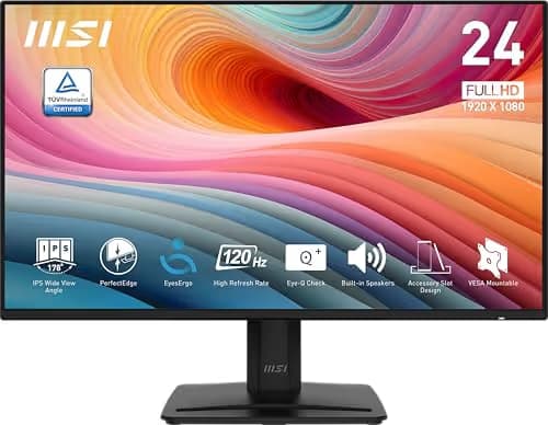 MSI PRO MP242A E2 23.8" 1080p 120Hz IPS Monitor image