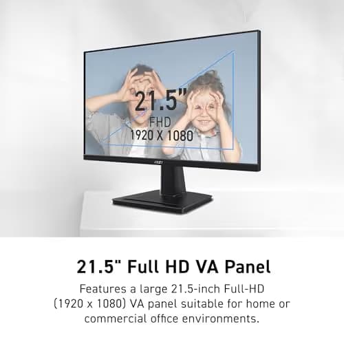 MSI PRO MP225V 21.4" 1080p 100Hz VA Monitor image