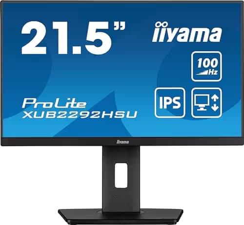 iiyama XUB2292HSU-B6 21.5" 1080p 100Hz IPS Monitor image