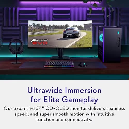 Dell Alienware AW3425DW 34.2" 1440p 240Hz QD-OLED Curved Monitor image