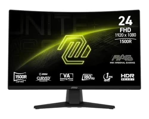 MSI MAG 242C 23.6" 1080p 180Hz VA Curved Monitor main image