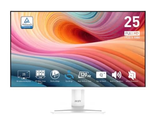 MSI PRO MP251W E2 24.5" 1080p 120Hz IPS Monitor image