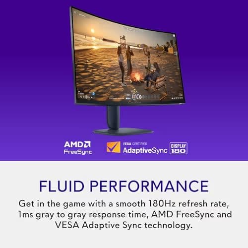 Dell Alienware AW3225DM 31.5" 1440p 180Hz VA Curved Monitor image