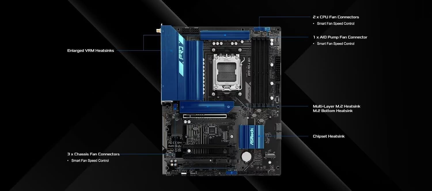 ASRock X870 Pro-A WiFi DDR5 ATX image