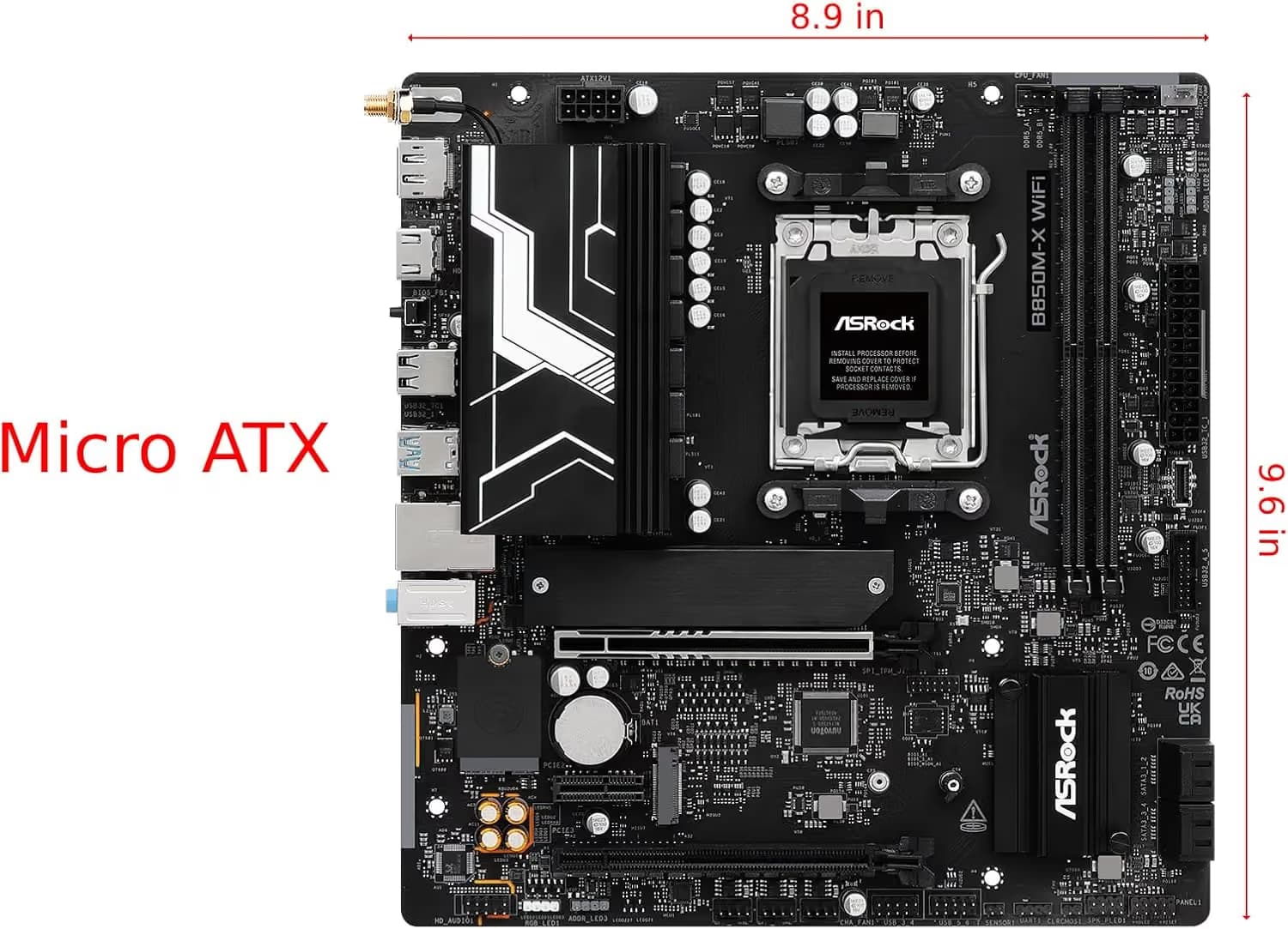 ASRock B850 M-X R2.0 DDR5 Micro ATX image