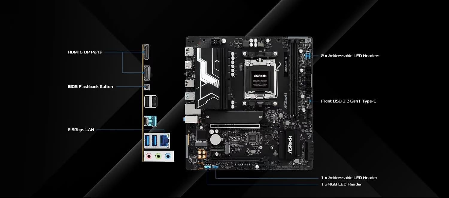 ASRock B850 M-X R2.0 DDR5 Micro ATX image
