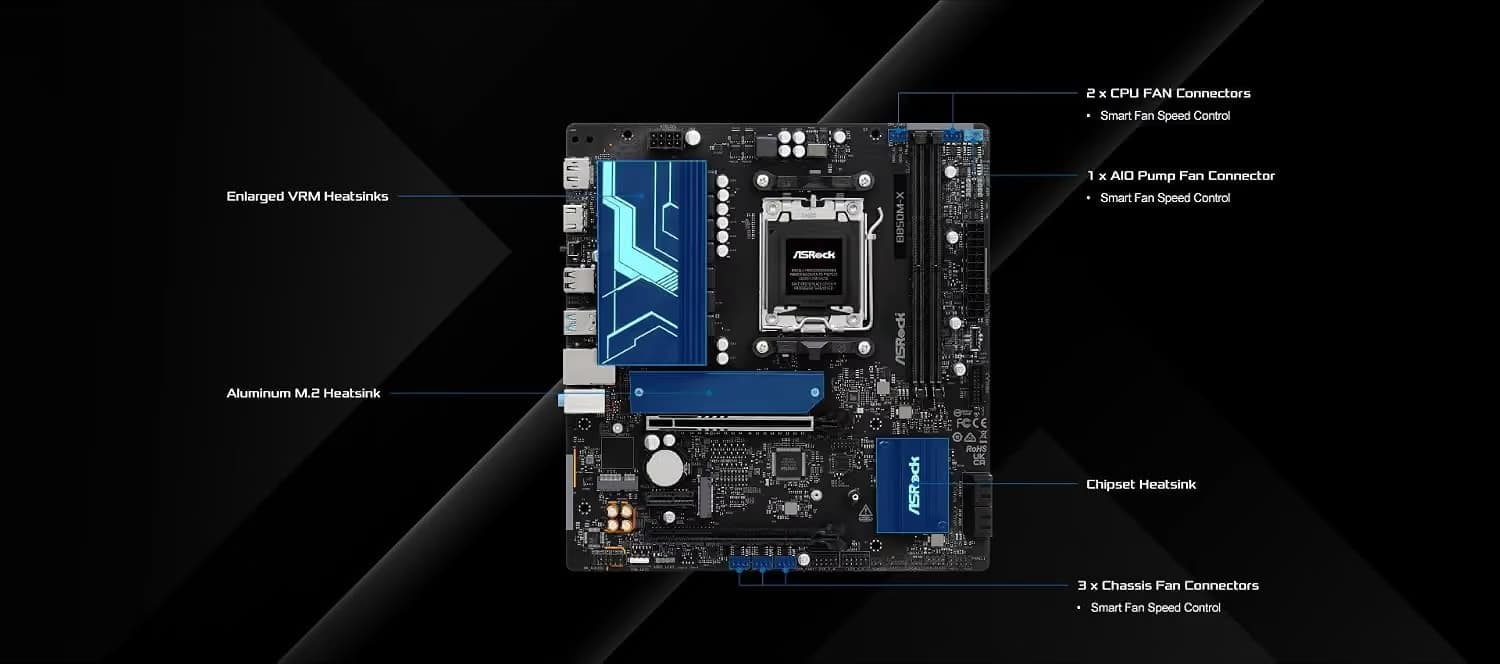 ASRock B850 M-X R2.0 DDR5 Micro ATX image