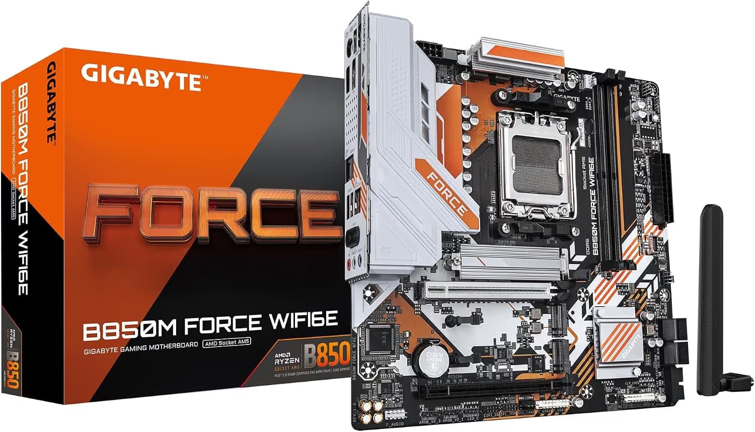 Gigabyte B850M FORCE WIFI6E AM5 DDR5 Micro ATX main image