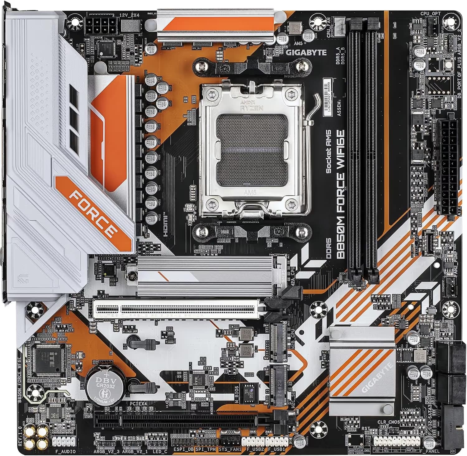Gigabyte B850M FORCE WIFI6E AM5 DDR5 Micro ATX image