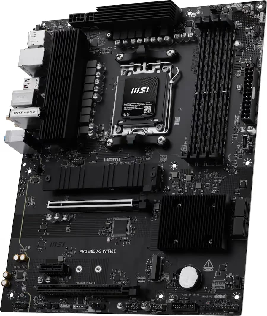 MSI B850 PRO B850-S WIFI6E AM5 DDR5 ATX image