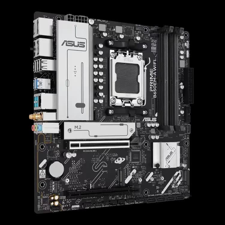 Asus PRIME B650EM-A WIFI AM5 DDR5 Micro ATX image