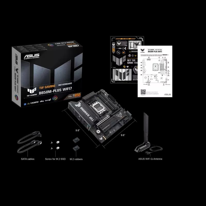 Asus B850 TUF GAMING M-PLUS WIFI7 DDR5 Micro ATX image