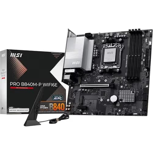 MSI B840 PRO M-P WIFI6E AM5 DDR5 Micro ATX main image