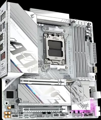 Gigabyte X870M AORUS ELITE WIFI7 ICE AM5 DDR5 Micro ATX image