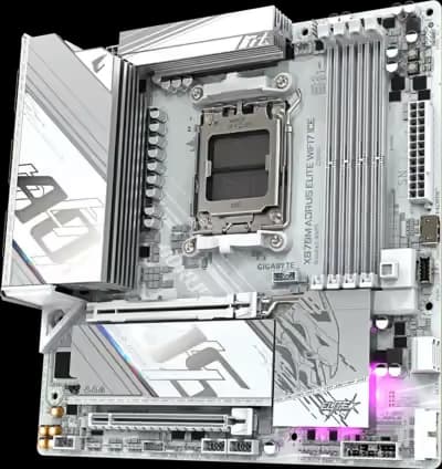 Gigabyte X870M AORUS ELITE WIFI7 ICE AM5 DDR5 Micro ATX image