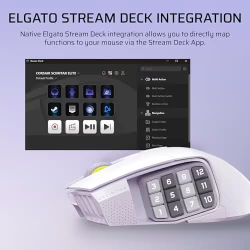 Corsair Scimitar Elite SE Bluetooth/Wireless Optical Mouse image