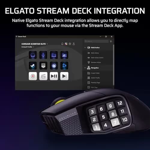 Corsair Scimitar Elite SE Bluetooth Wireless Optical Mouse image