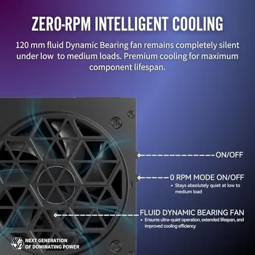1STPLAYER NGDP ATX 3.0 Black 1300W Fully Modular 80+ Platinum Certified ATX image