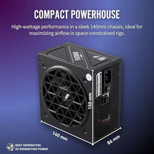 1STPLAYER NGDP ATX 3.0 Black 1300W Fully Modular 80+ Platinum Certified ATX image