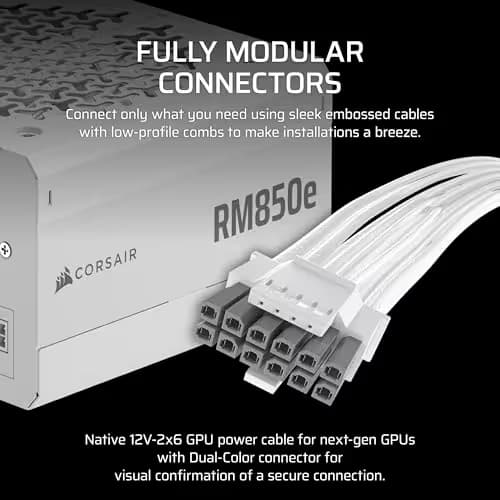 Corsair RM850e White 850W Fully Modular image