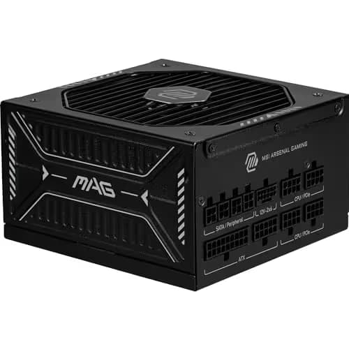 MSI MAG A1000GLS PCIE5 Black ATX 1000W Fully Modular 80+ Gold image